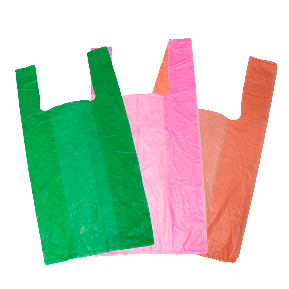 Bolsa camiseta Polipapel color